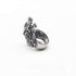 Bague Loup Biker (Acier)
